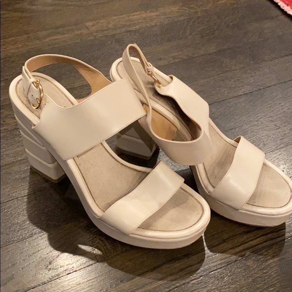 Ferragamo block heeled sandals